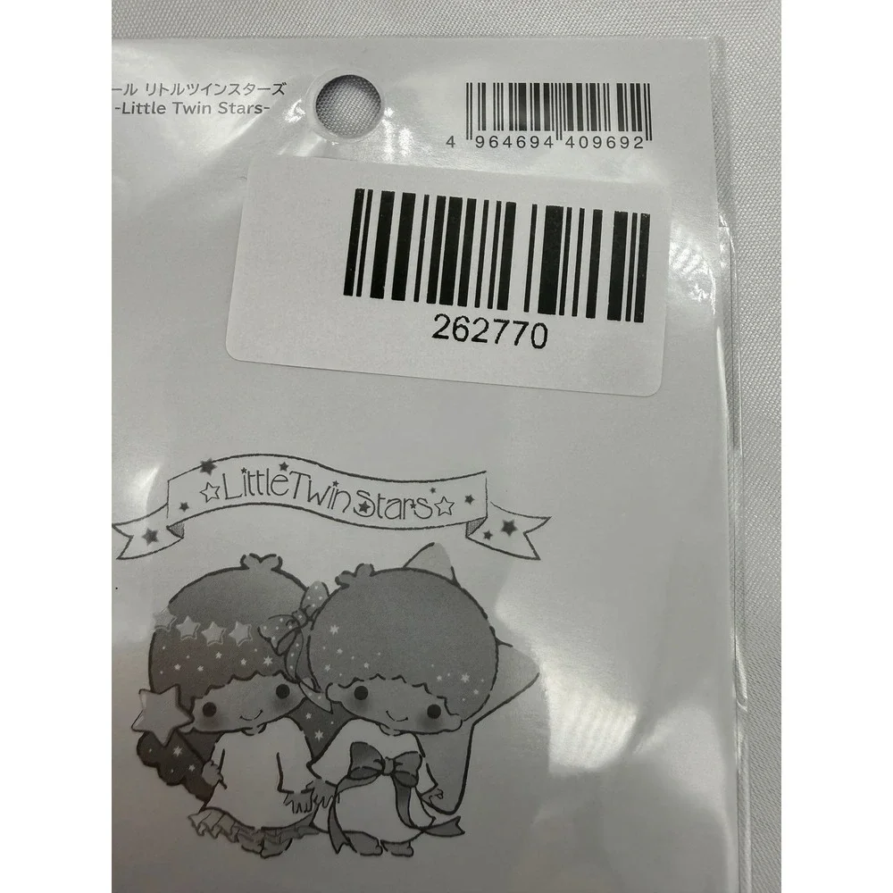 Sanrio Little Twin Stars Puffy Stickers Kiki Lala Pastel Gold Foil 2023 Japan